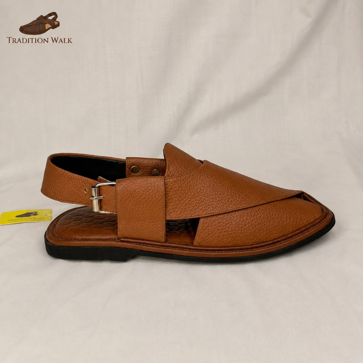 Smart Zalmi Premium Original Leather Peshawari Chappal