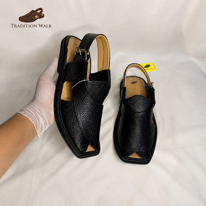 Smart Zalmi Premium Pure Leather Peshawari Chappal