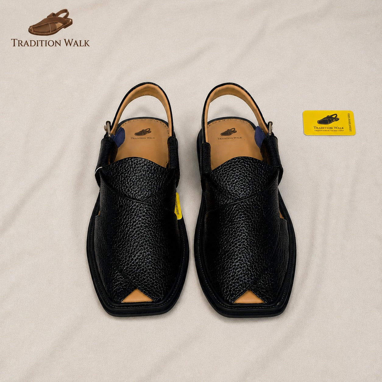 Smart Zalmi Premium Pure Leather Peshawari Chappal