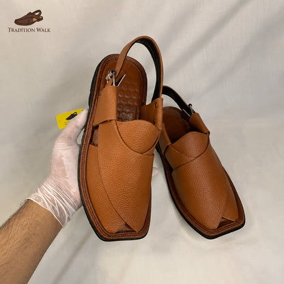 Smart Zalmi Premium Original Leather Peshawari Chappal