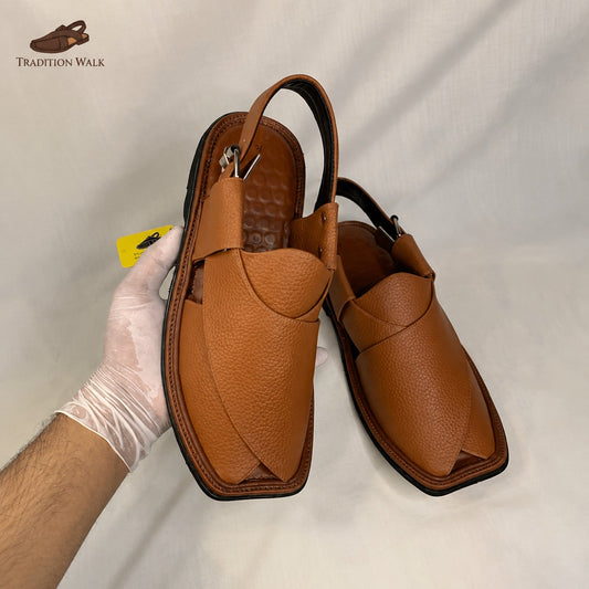 Smart Zalmi Premium Original Leather Peshawari Chappal